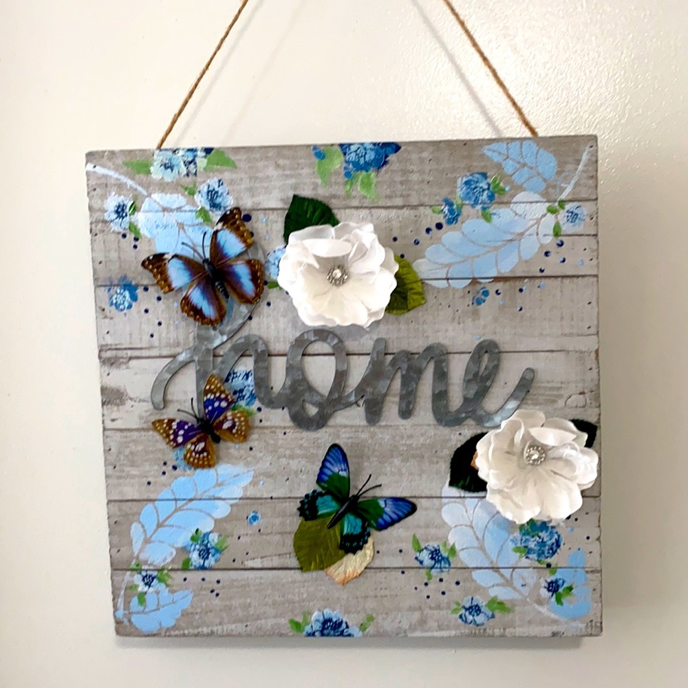 OOAK Handpainted Cottage Sign